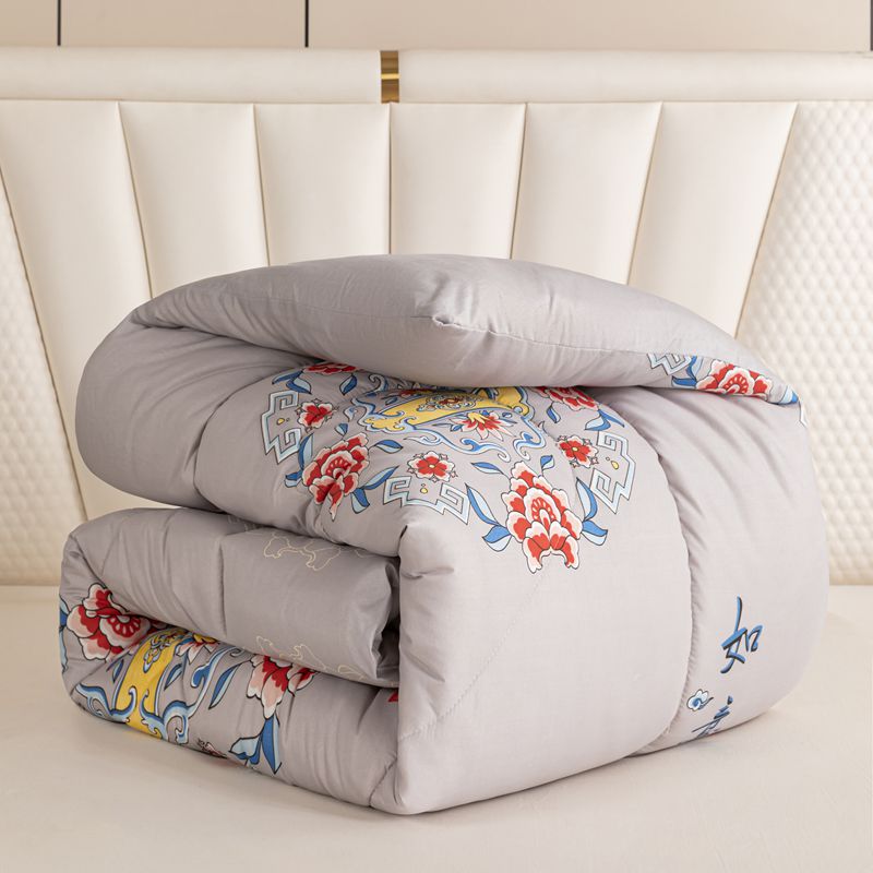 【降温补贴】A类母婴级大豆被印花加厚冬被学生宿舍铺床褥子被子 