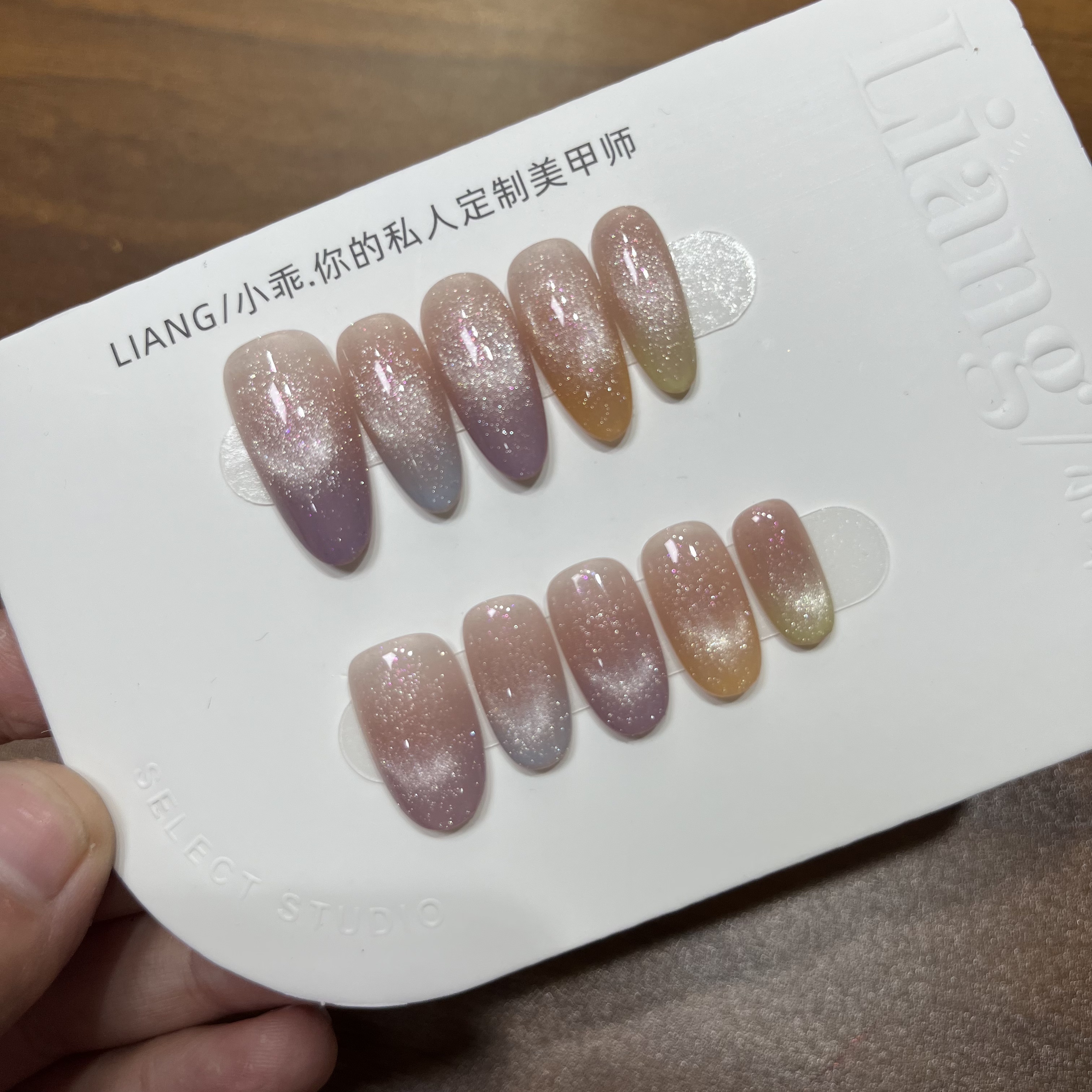 【美丽魅力】高端 纯手工 定制 穿戴甲 轻奢美甲显白气质穿戴式