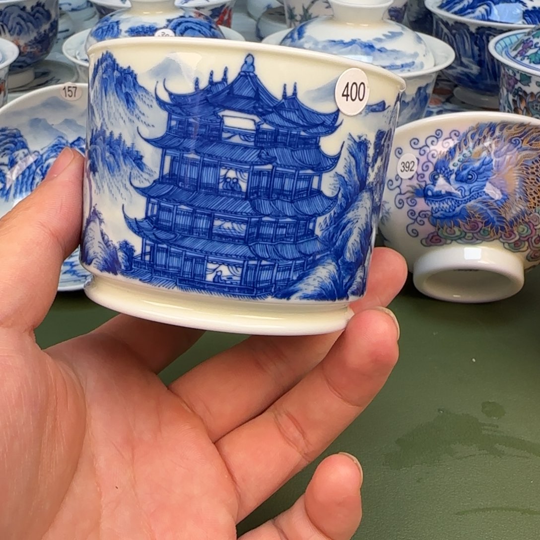 彦祖纯手工手绘茶具400