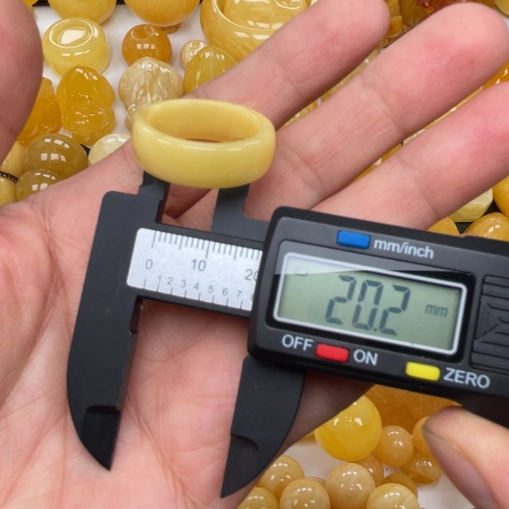 裸石蜜蜡未镶嵌蜜蜡20戒指