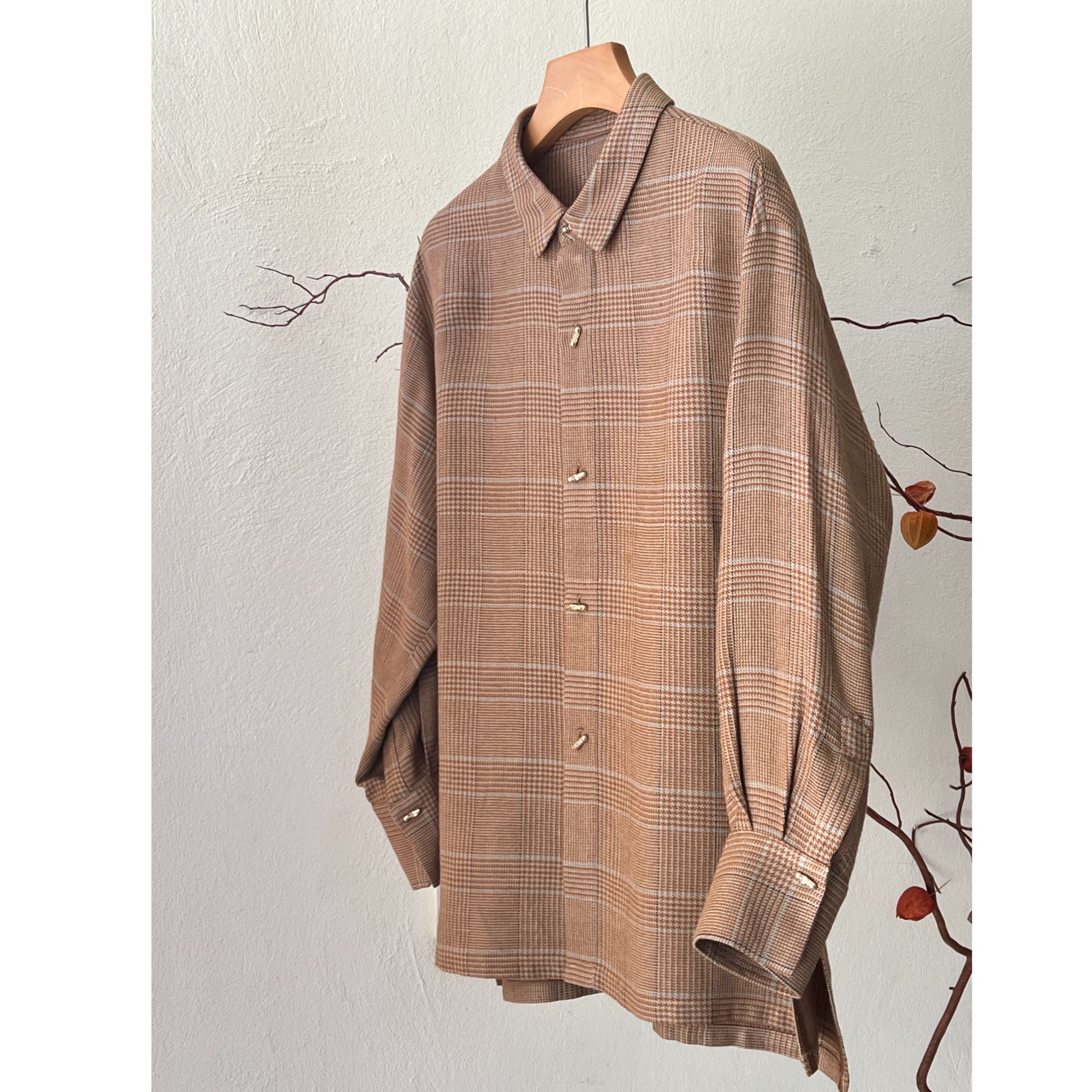 【以晴高定】收藏级LP订单面料08产老料柞蚕丝衬衫柔软舒适透气