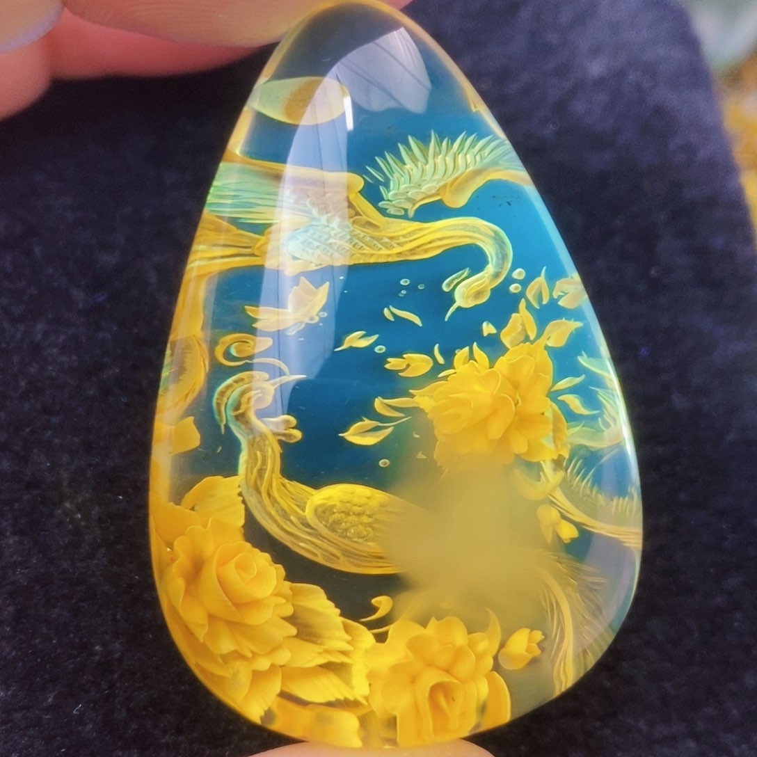 【闪购商品】金珀吊坠(不含链)未镶嵌