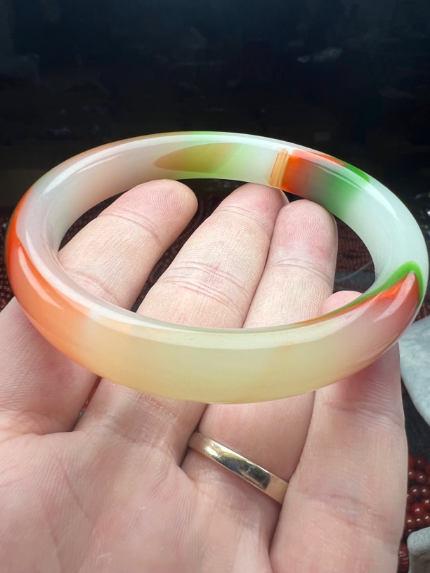 422三彩色手镯女