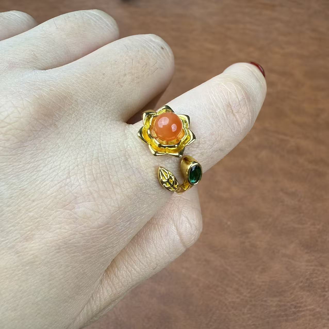 GZT0490-南红精品戒指（运费险）0490