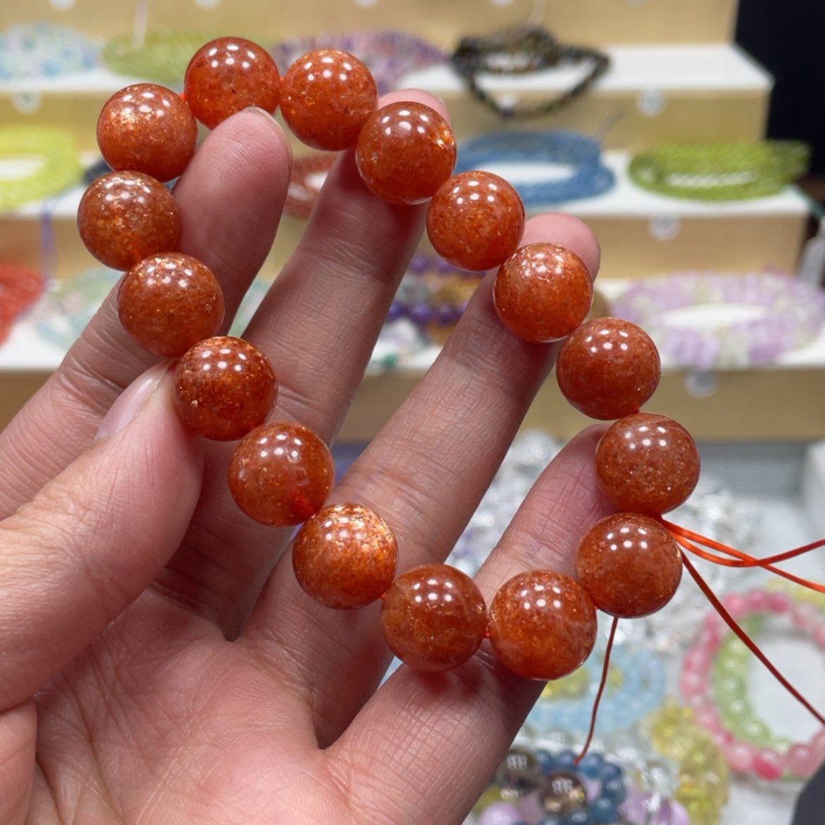 【闪购商品】水晶手链银S800镀金镶嵌W****?