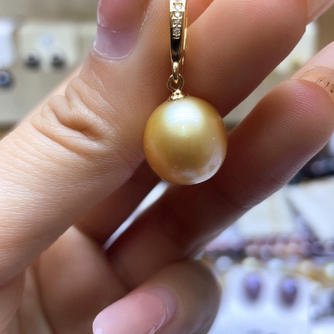 海水珍珠颈饰银S925镶嵌