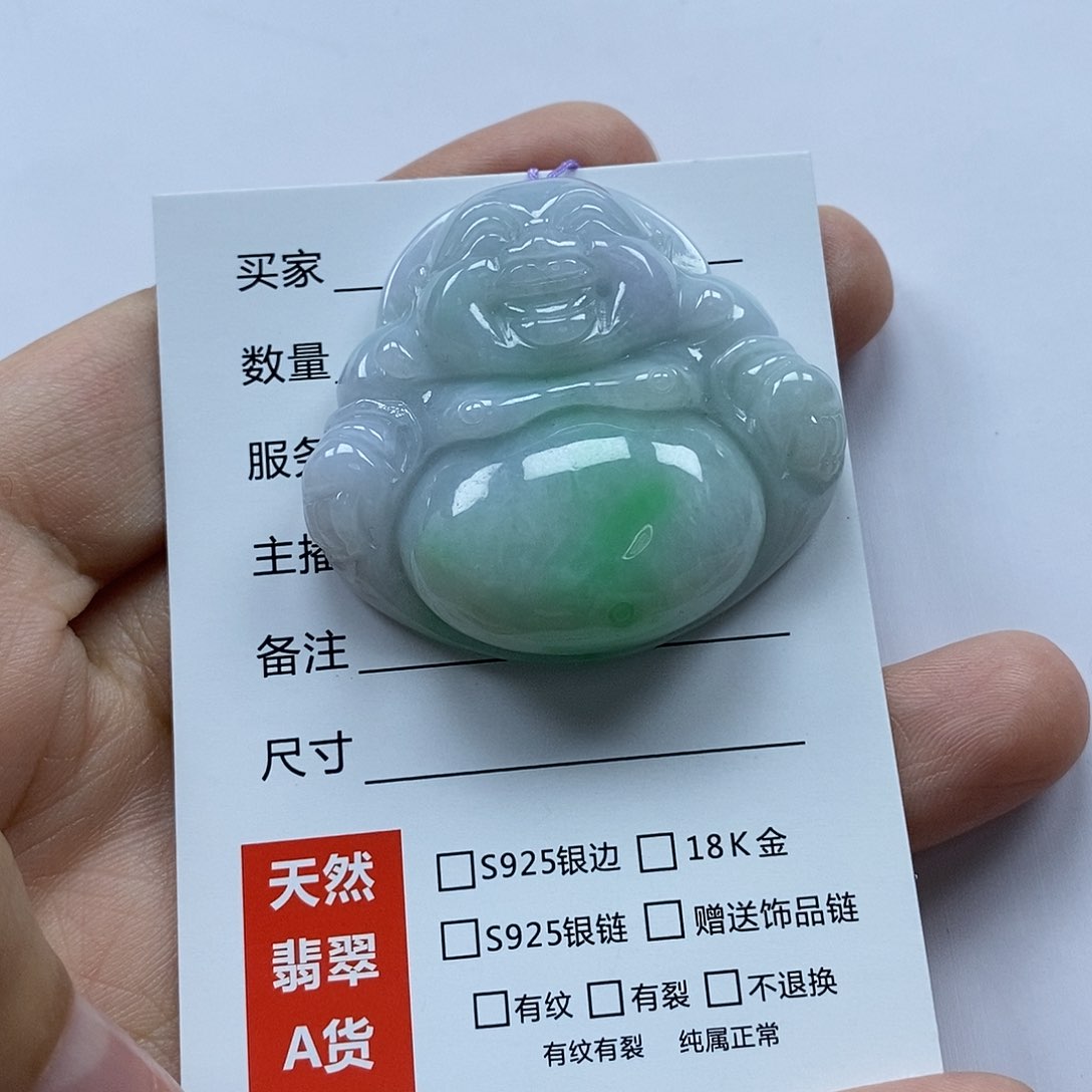 翡翠颈饰未镶嵌?****?佛公