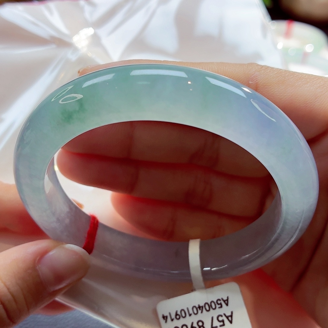 翡翠未镶嵌手镯68-06