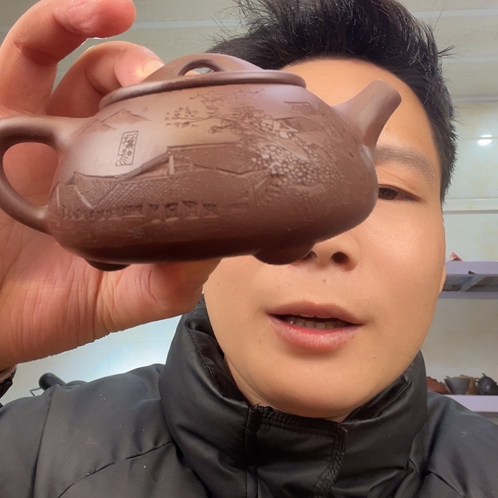 茶壶紫砂处理一把