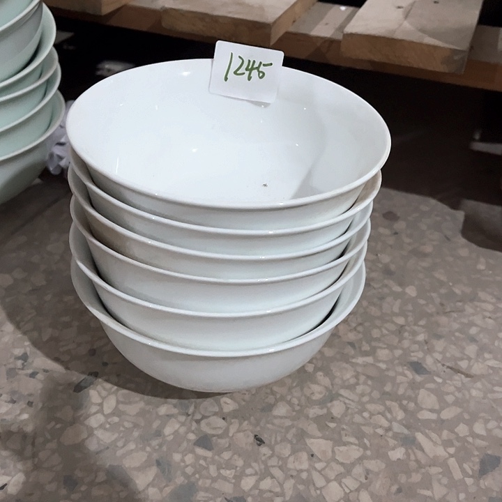 碗1245号微瑕碗盘，破损包赔补差价，不补发