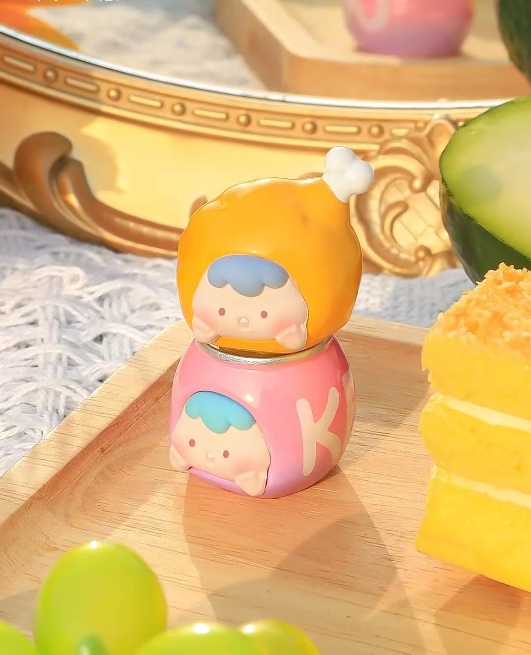 【直播拆2 】毛绒绒潮玩盲盒可爱手办萌粒摆件