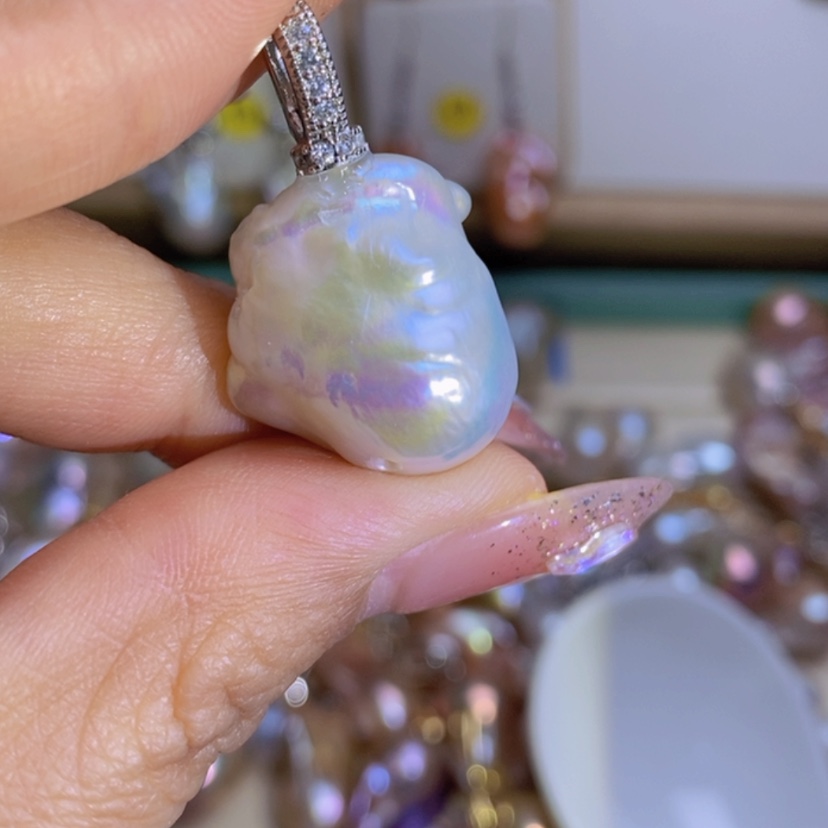 【闪购商品】淡水珍珠天然淡水珍珠合金