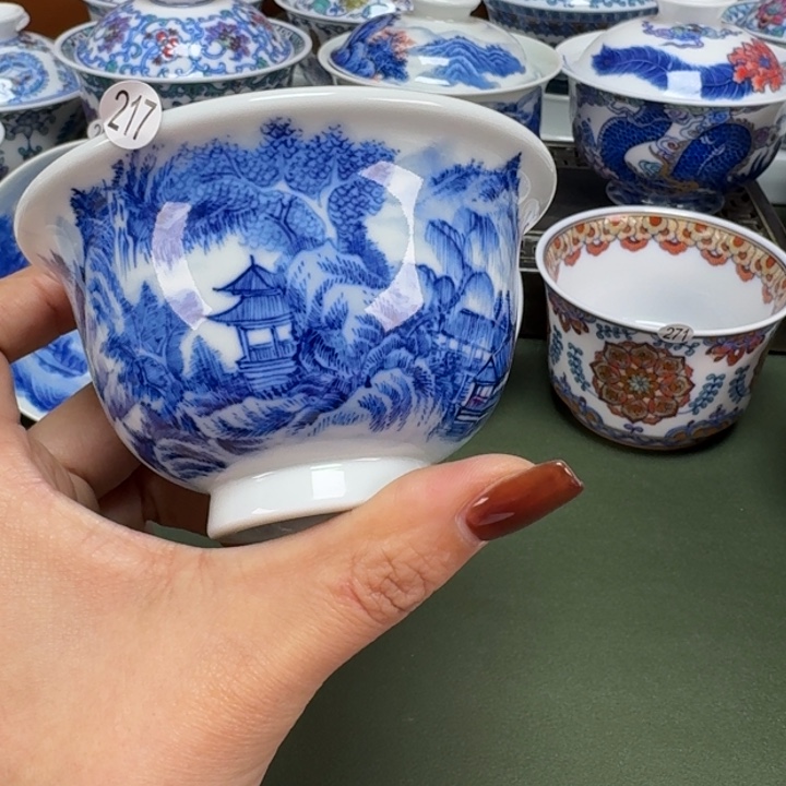 沙沙手工手绘茶具217