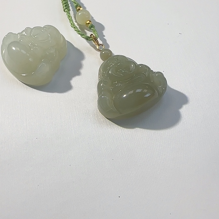 和田玉未镶嵌颈饰25尺寸发一个