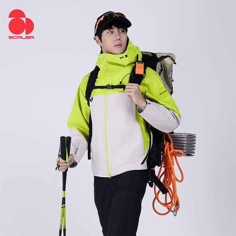 【赛博甲】思凯乐冲锋衣男女通款户外徒步登山爬山装备F2826D10