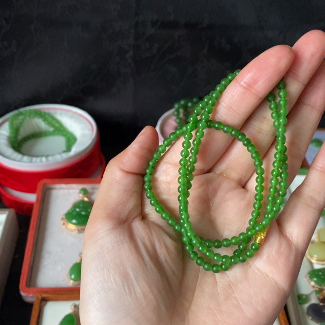 和田玉手串未镶嵌