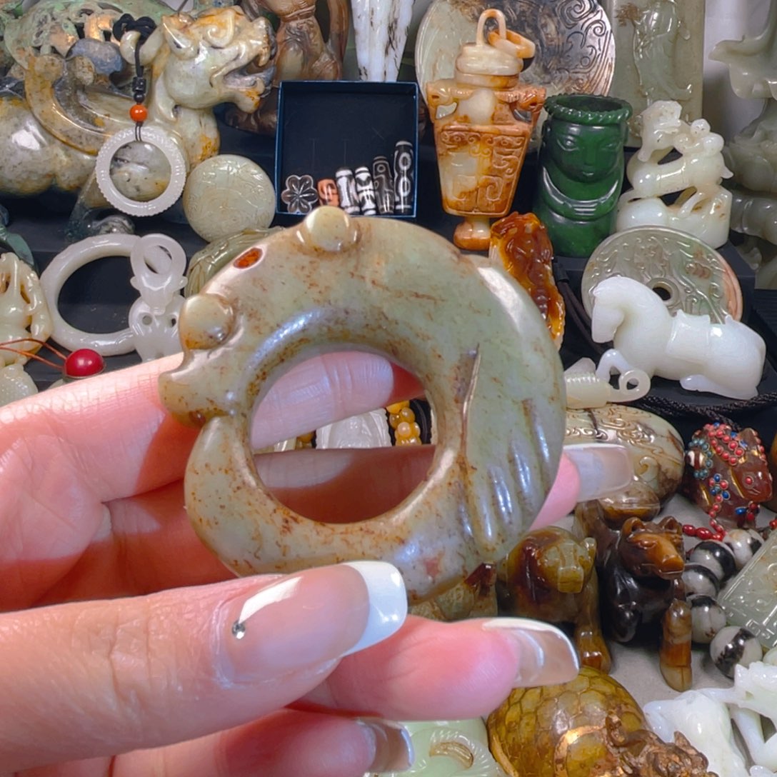 和田玉挂件未镶嵌9