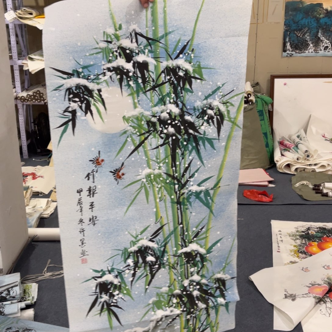 国画处理作品看好再拍哦