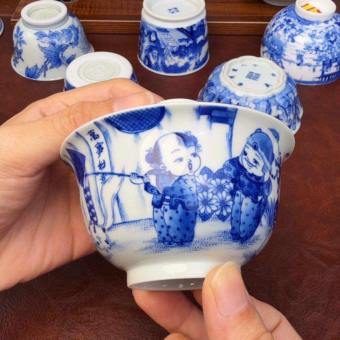 梓***吖景德镇全手工手绘陶瓷