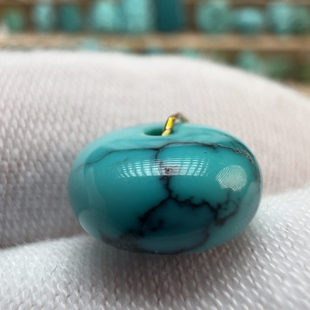 绿松石未镶嵌配饰10.2*5.5