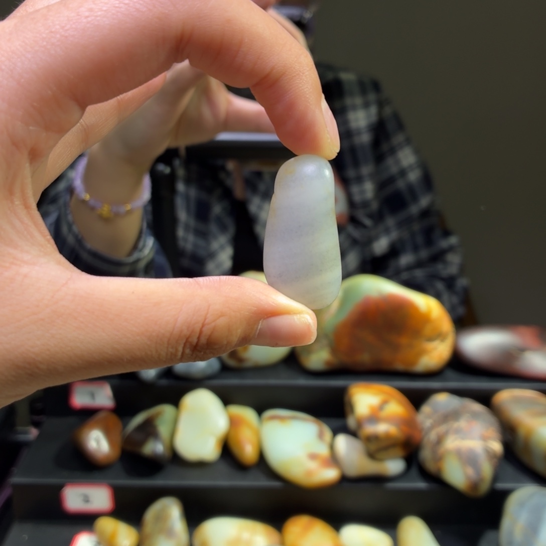 和田玉未镶嵌挂件12.7