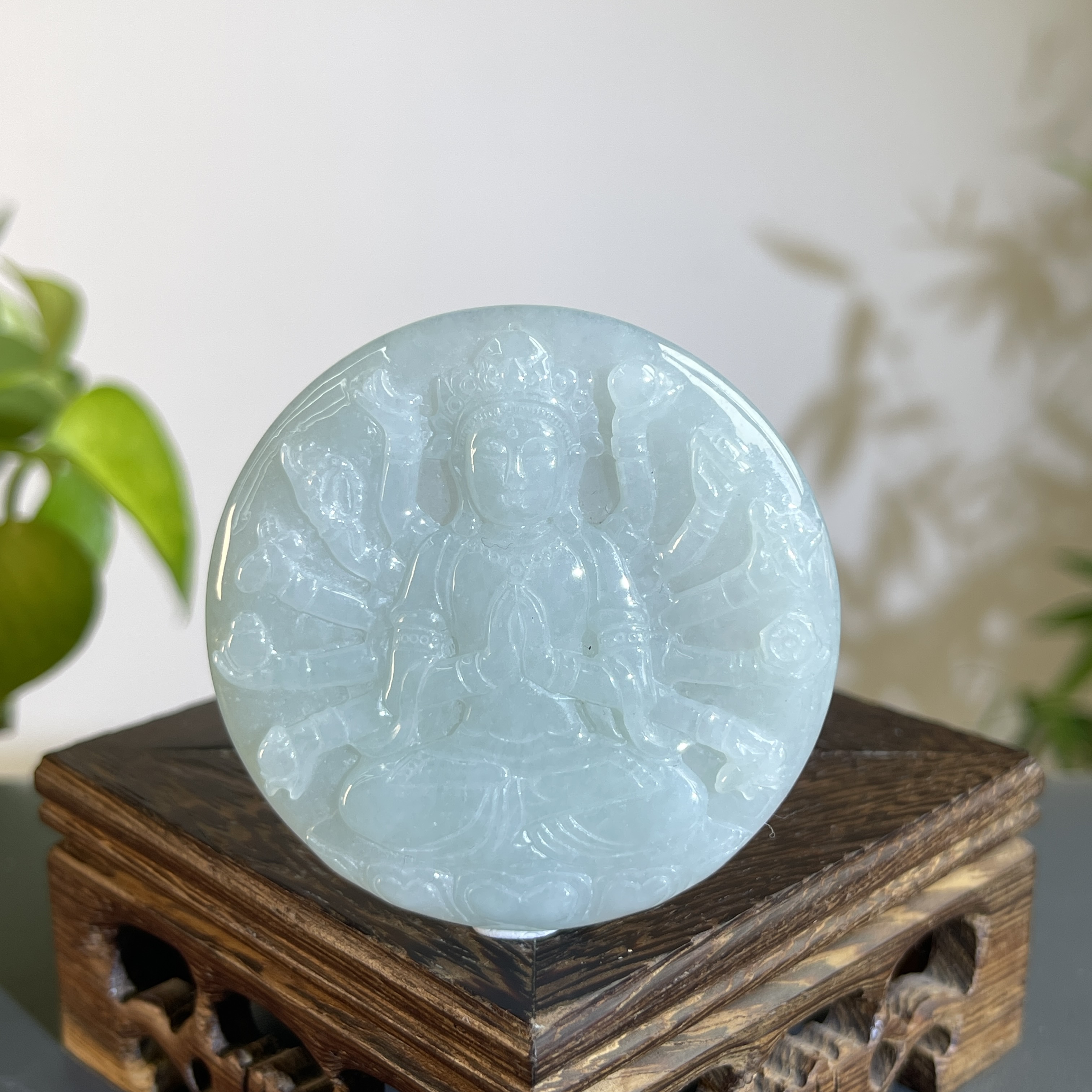 JCB08-43 天然翡翠缅甸A货 千手观音