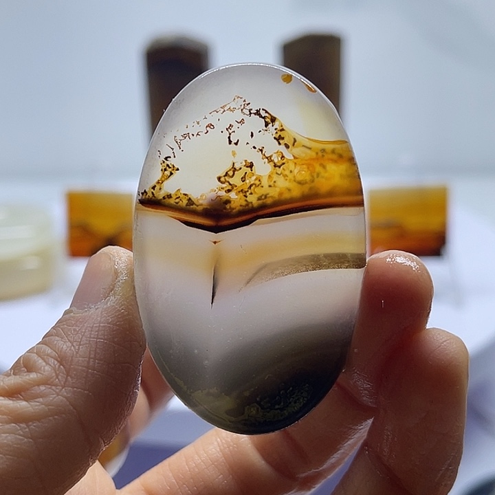 玛瑙/玉髓未镶嵌吊坠(不含链)