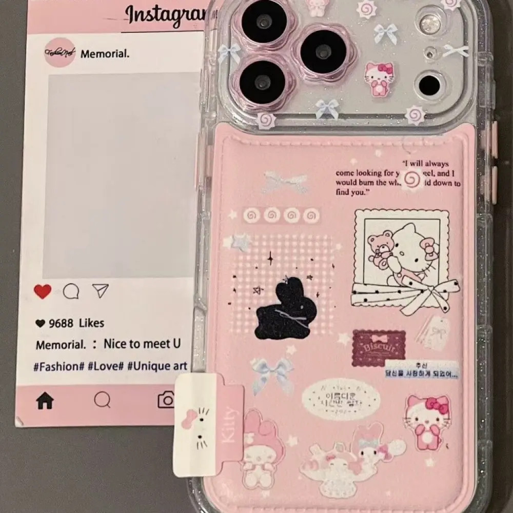 全包镜头粉色y2k美乐蒂kitty适用iphone17promax苹果16手机壳15女