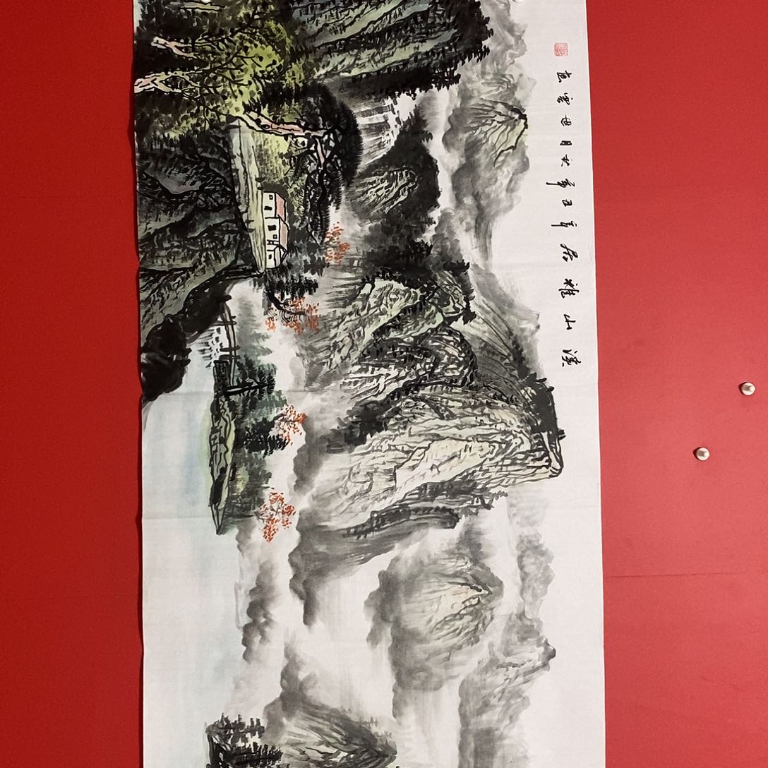 国画山水花鸟字画书画国画