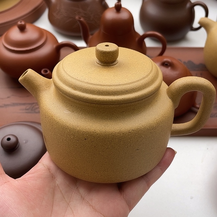 茶壶紫砂宜兴紫砂半手210cc