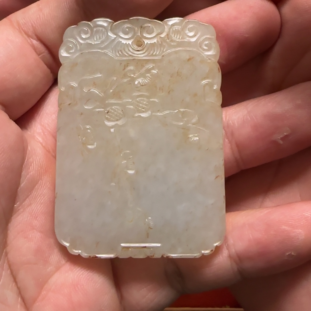 和田玉未镶嵌把件【***】