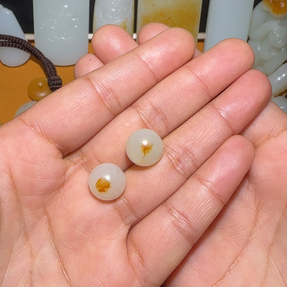 和田玉颈饰未镶嵌海*