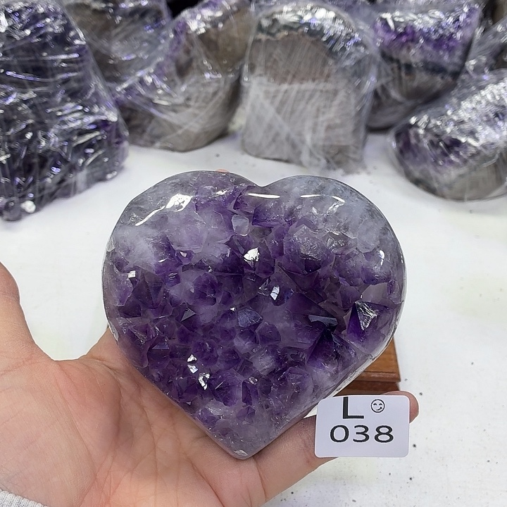 未镶嵌水晶摆件天然紫水晶
