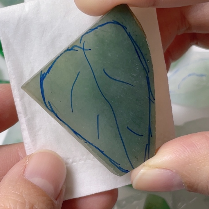 定制翡翠未镶嵌包工