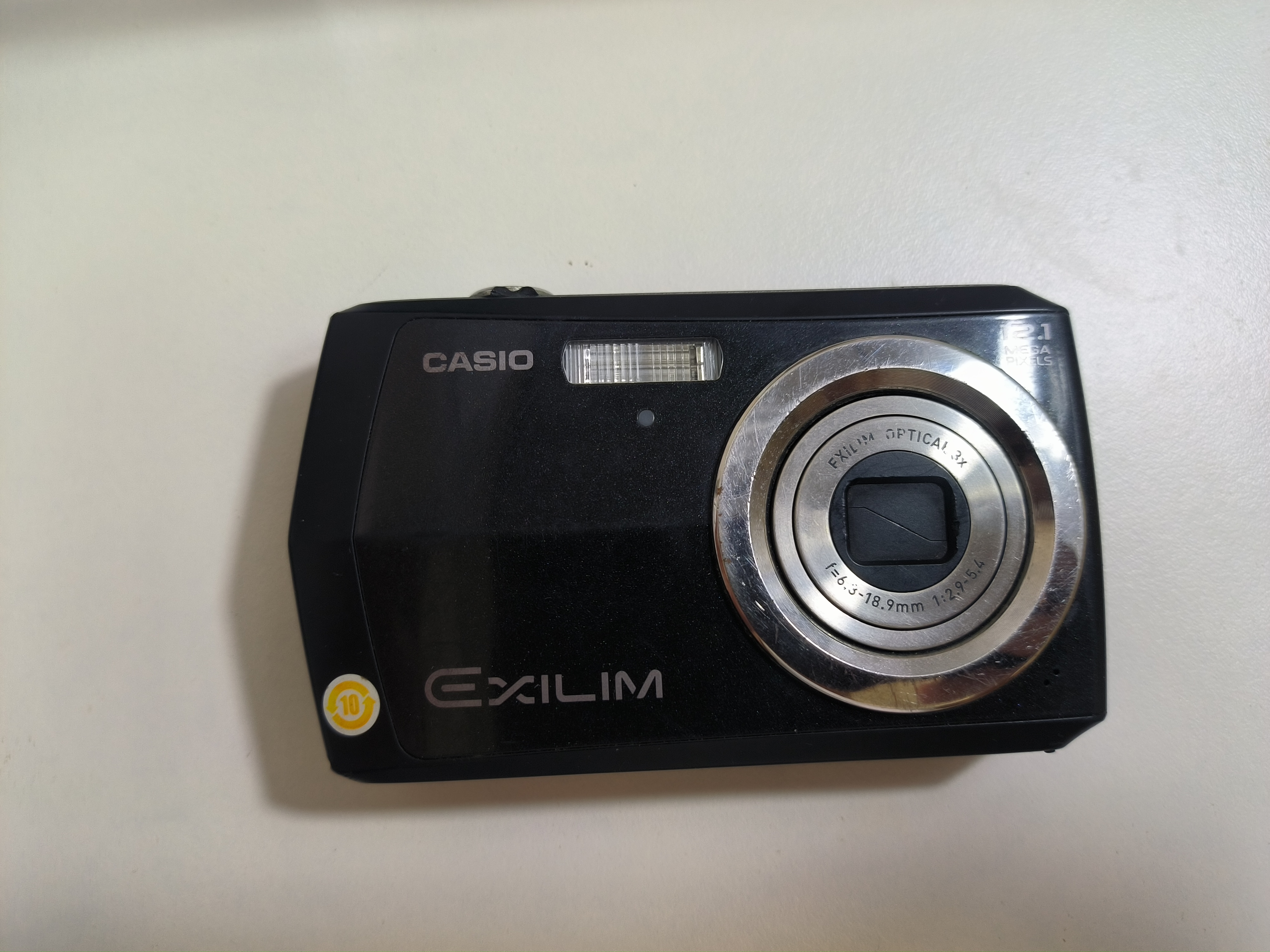 9新 Casio/卡西欧 z16 1210w像素 3倍光学 配件齐全