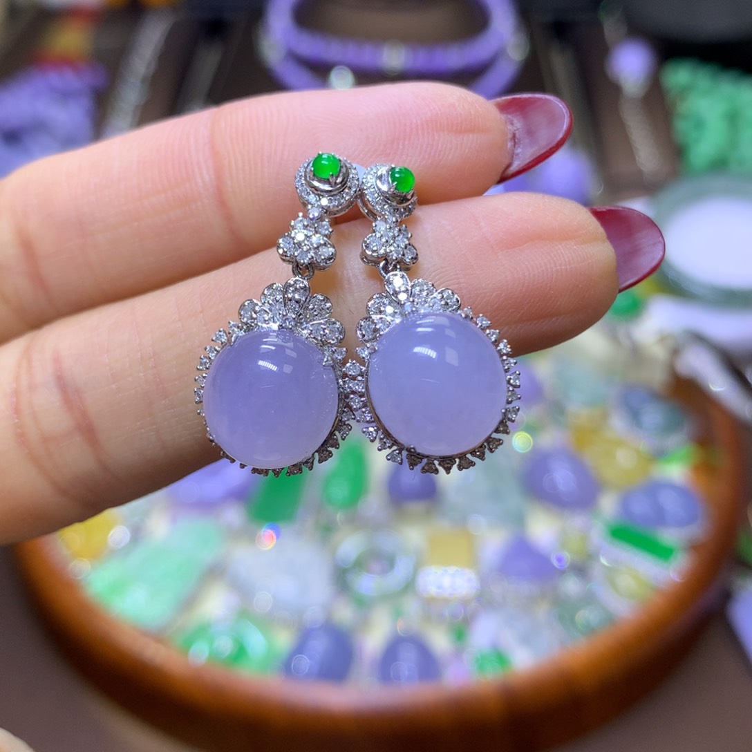 【闪购商品】翡翠颈饰18K金镶嵌翡翠