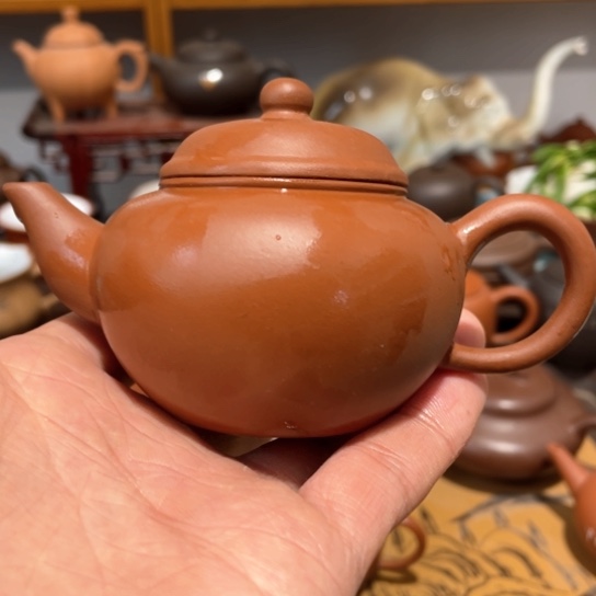 紫砂茶壶用****0紫砂一厂八十年代黏糕土喝醉120cc