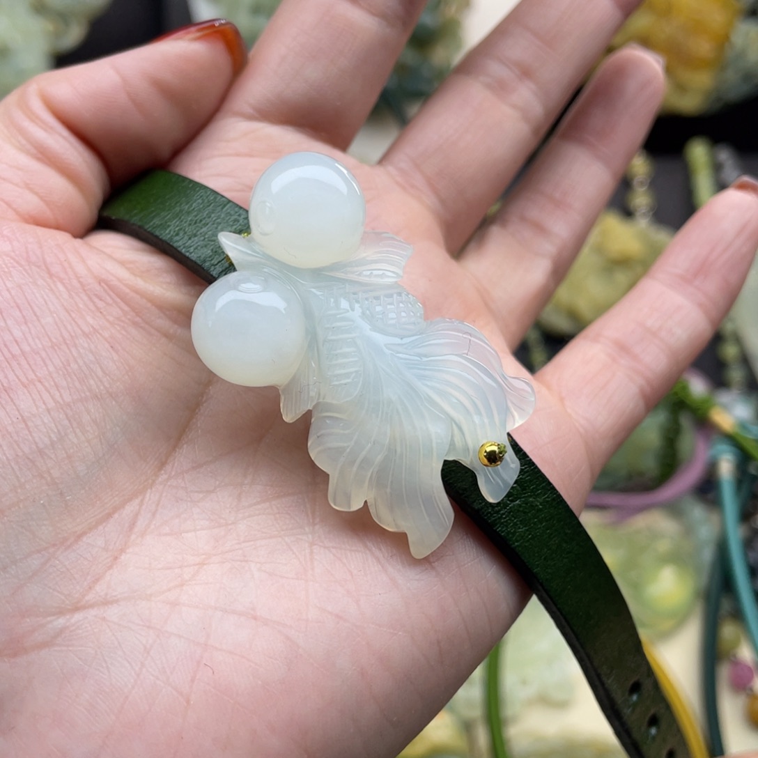 蛇纹石玉手链未镶嵌