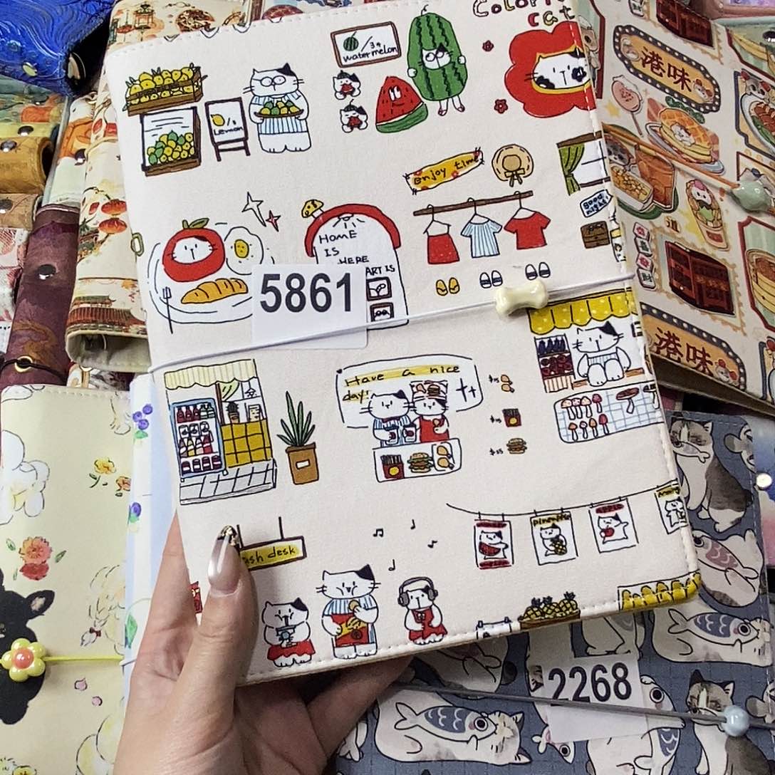 织绣A5活页不带纸5861