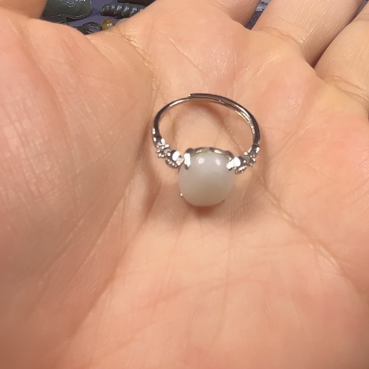 和田玉（糖玉）未镶嵌戒指