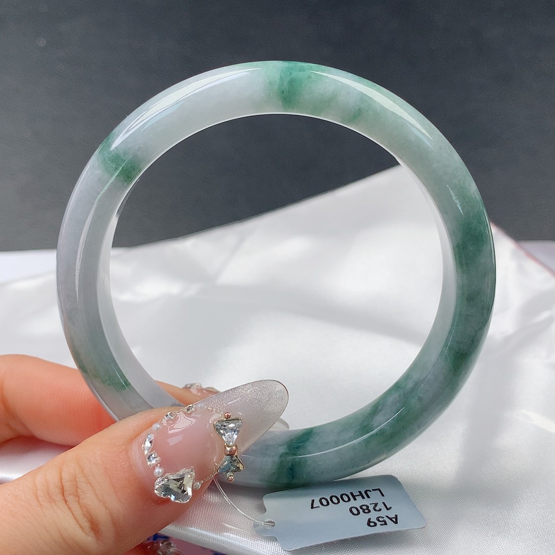 翡翠手镯未镶嵌0012正59