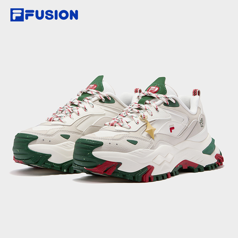 FILA斐乐【硬糖DX限定配色】情侣款潮流百搭保暖老爹鞋T12M611012