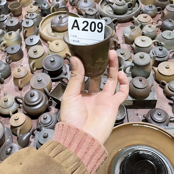 紫砂茶壶坭兴陶柴烧