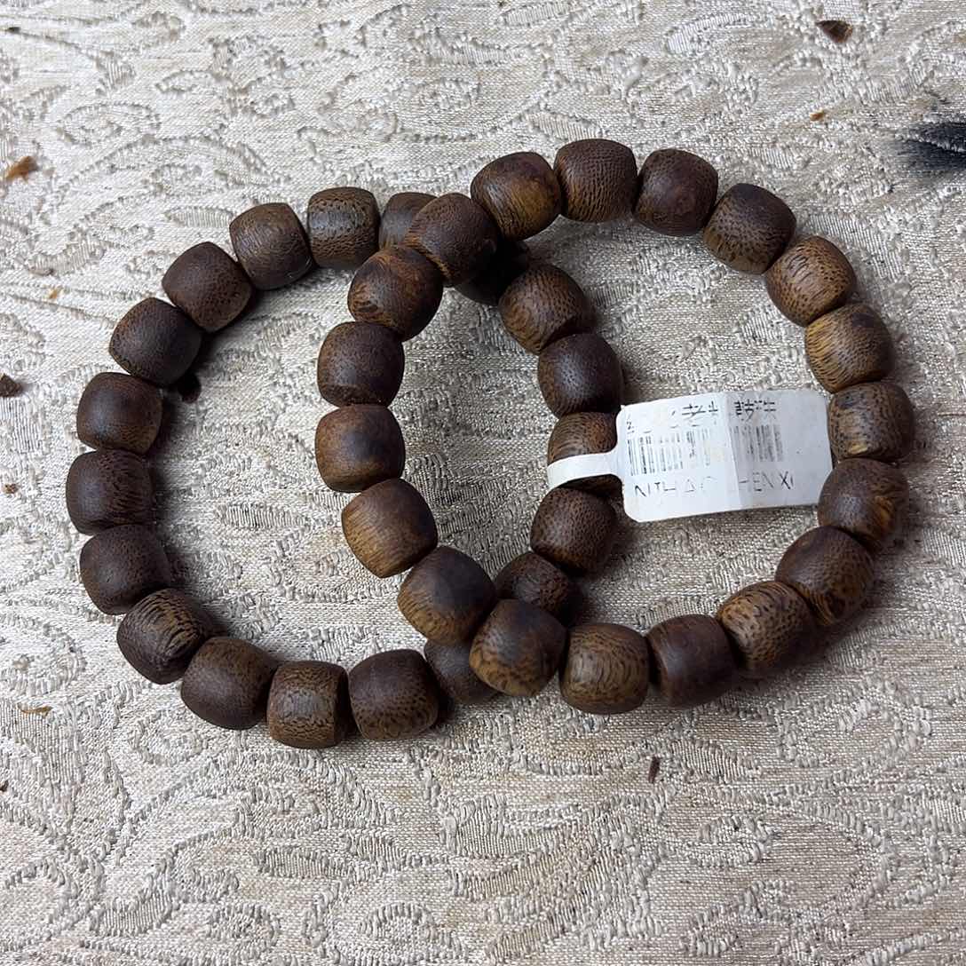 沉香手串鼓珠单圈沉水浮多样性发一沉香手串