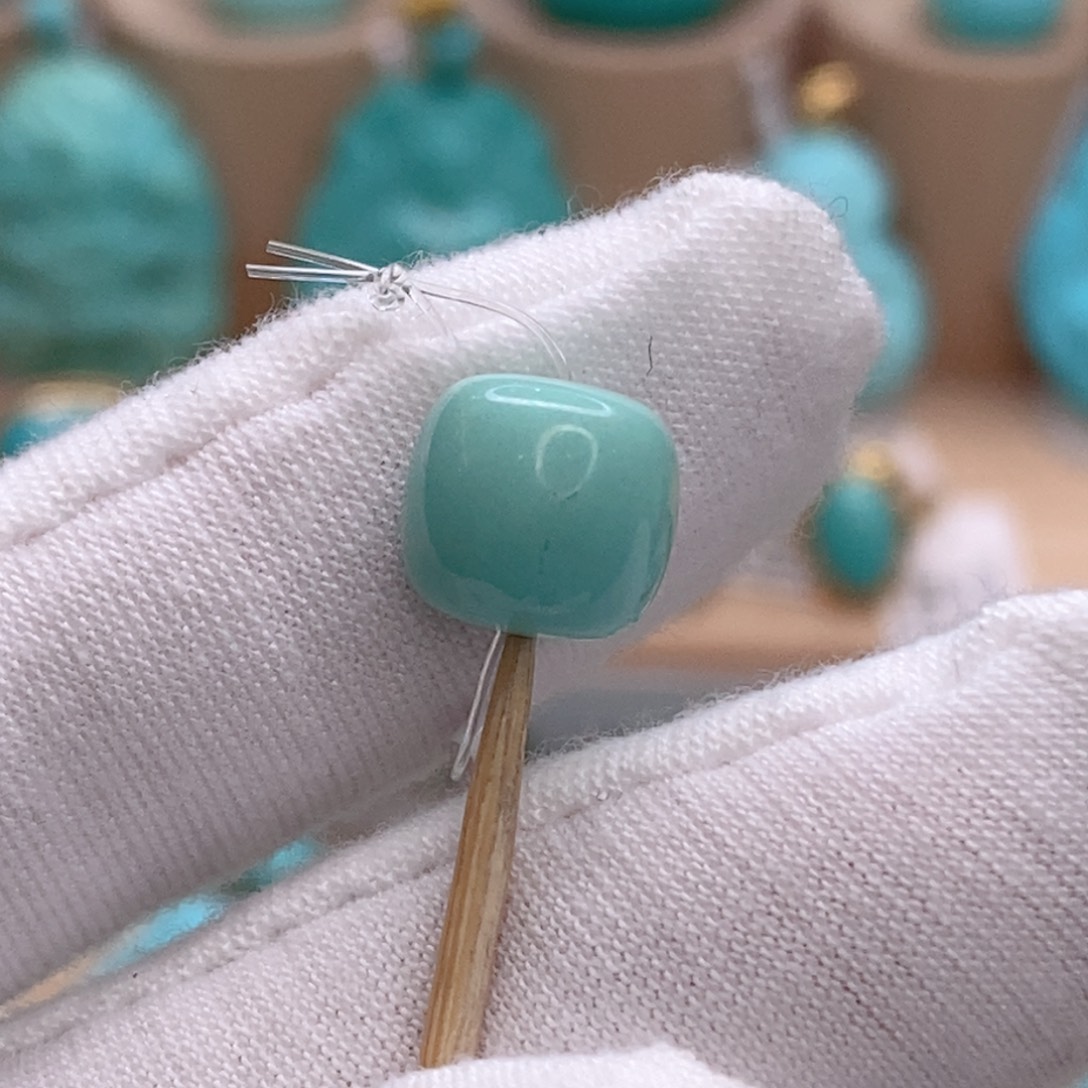 绿松石未镶嵌珠宝奇石9.5mm