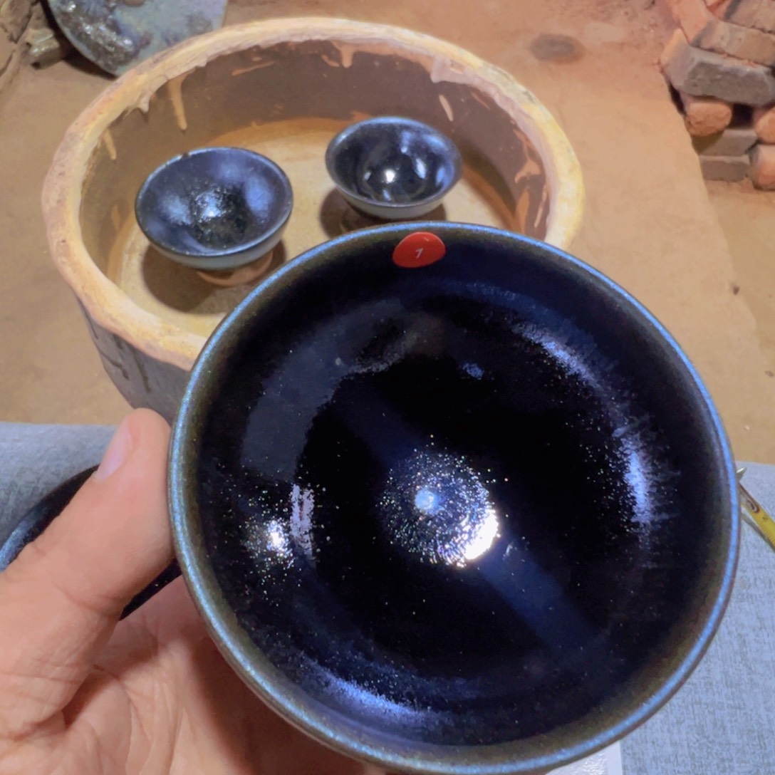 茶盏1建窑建盏朱秋敏龙窑