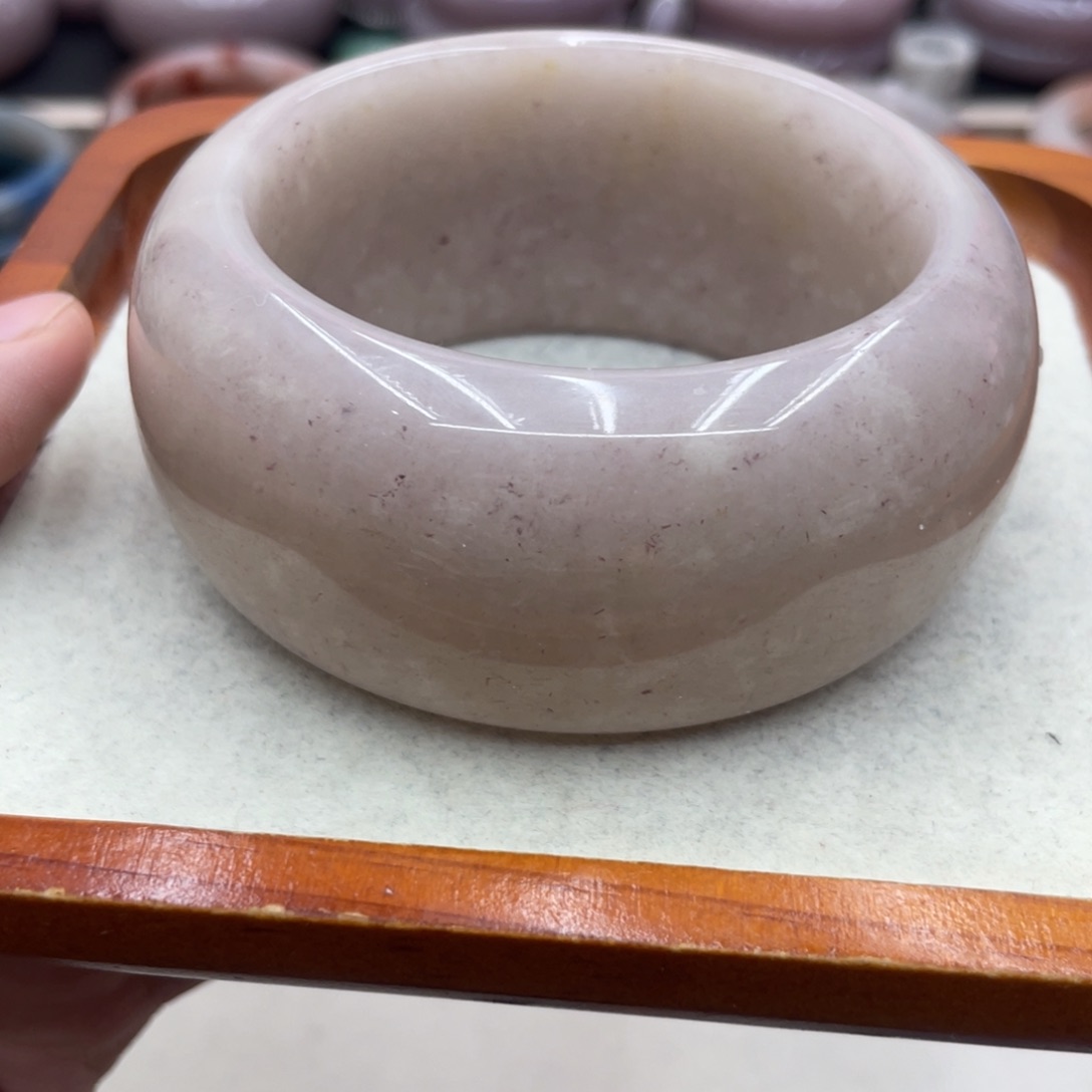 石英岩玉圈口60未镶嵌