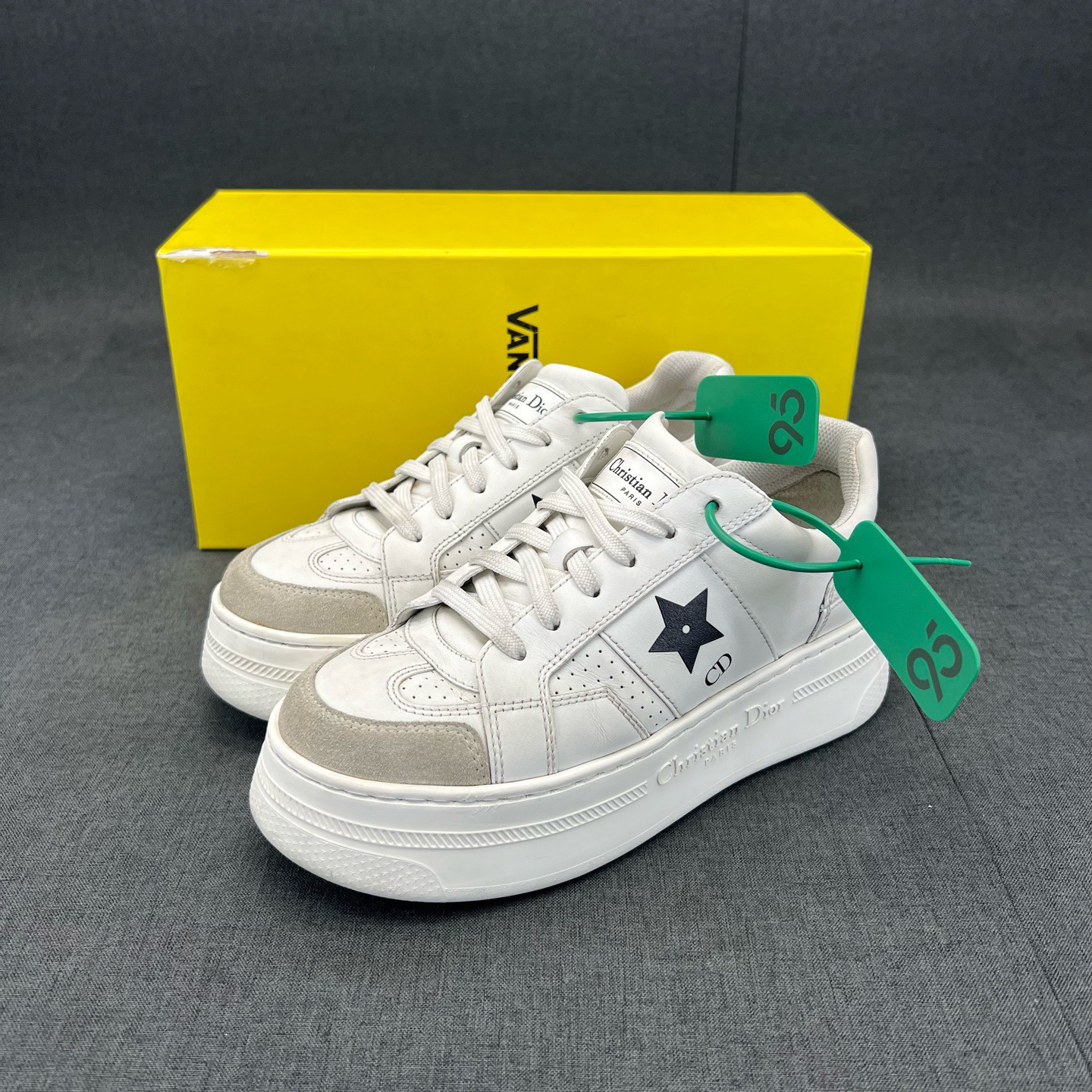 95新 DIOR/迪奥 35.5码 star系列厚底 二手 无盒