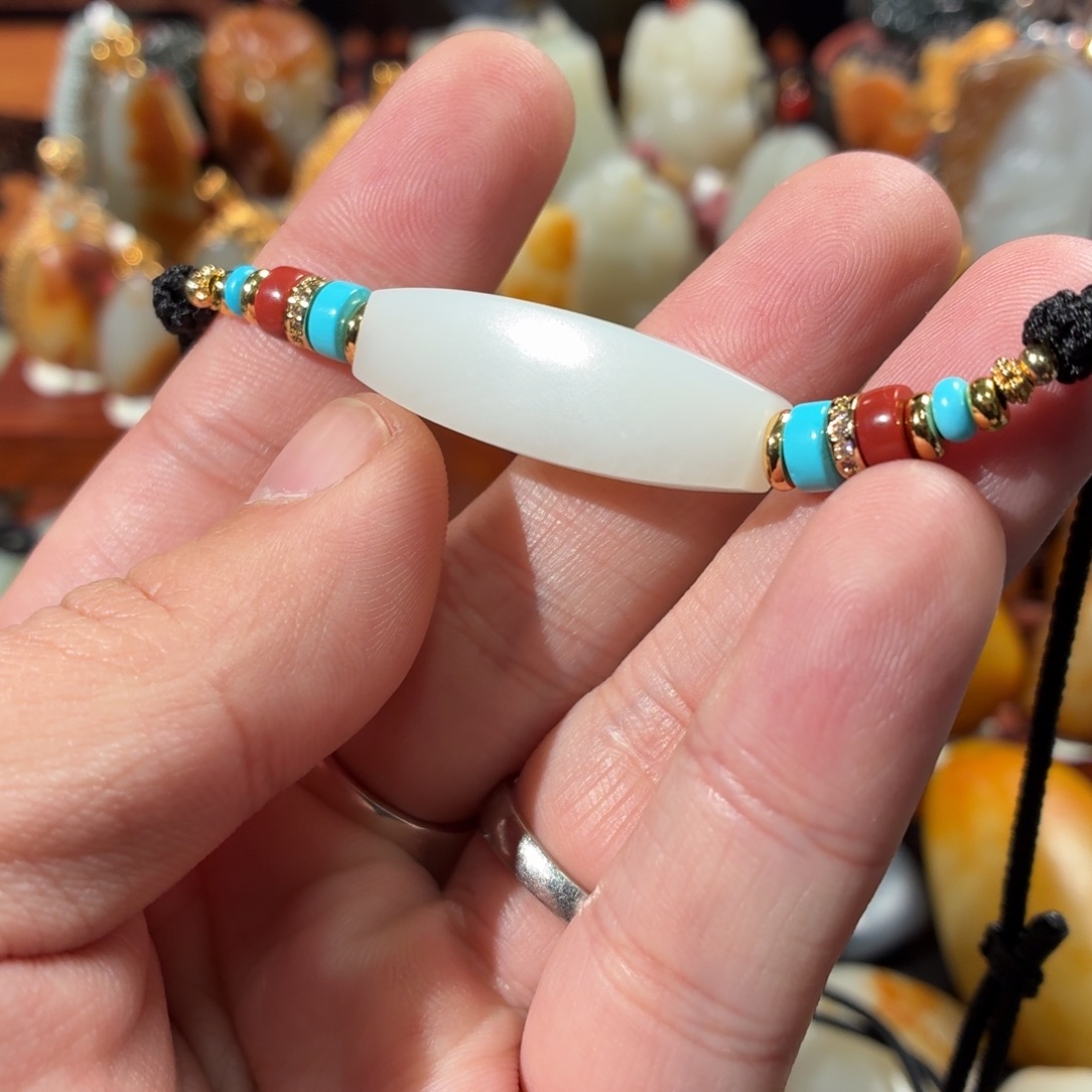 和田玉未镶嵌挂件14.5g