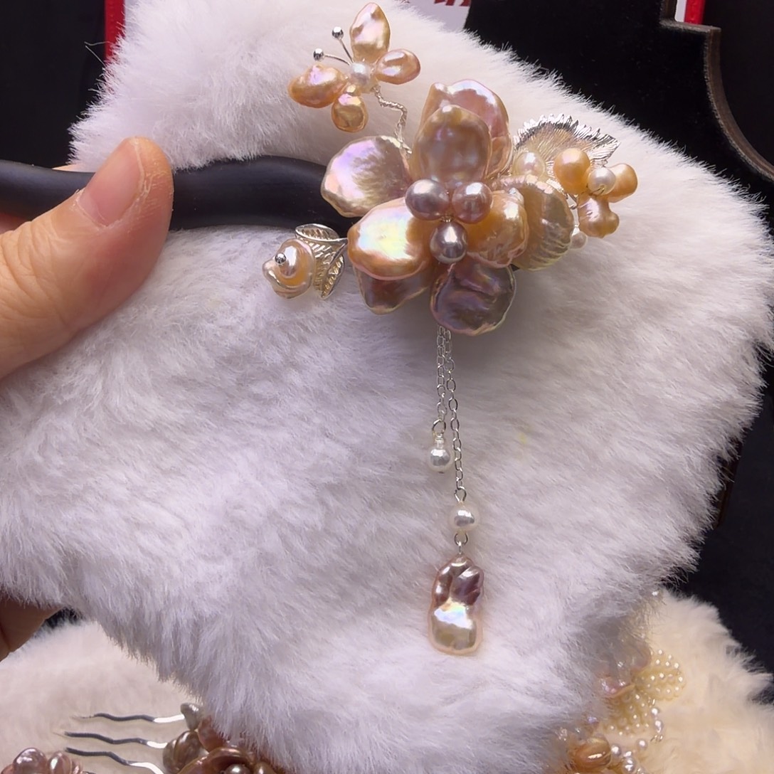 琉璃纯铜合金发簪